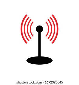 
internet signal logo icon vector illustration