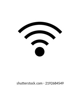 Internet signal vector illustration, connection network antenna vector flat icon.