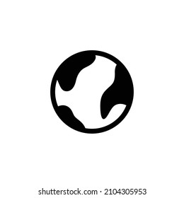 Internet simple flat icon vector illustration