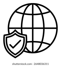 Coleção de Ícones de Vetor Simples da Internet