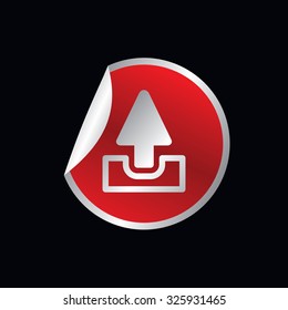 internet site button sticker upload