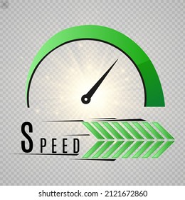 Internet speed. logo speed symbol.
