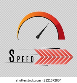Internet speed. logo speed symbol.