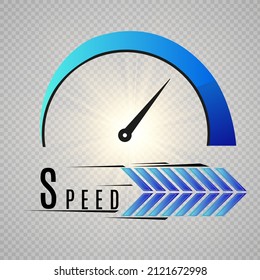 Internet speed. logo speed symbol.