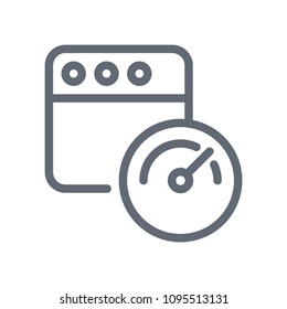 Internet speed vector icon