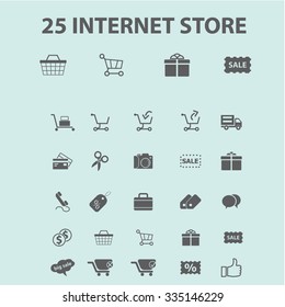 iconos del almacén de Internet