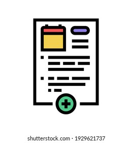 vector de icono de color de suscripción de producto de tienda de Internet. signo de suscripción de producto de tienda de Internet. ilustración de símbolo aislado