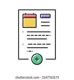 internet store product subscription color icon vector. internet store product subscription sign. isolated symbol illustration