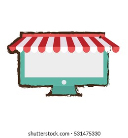 internet store shopping vector illustration eps 10
