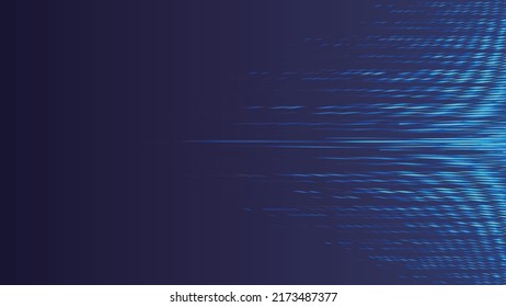  Internet Technology Background With Glowing Lines Extending To The Left