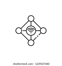 internet technology icon. Element of internet technology icon for mobile concept and web apps. Thin line internet technology icon can be used for web
