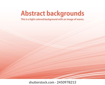 Internet technology image waveform abstract background_light red