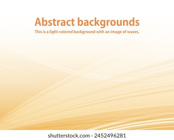 Internet technology image waveform abstract background_light orange