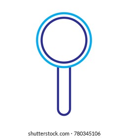 internet technology magnifier search icon