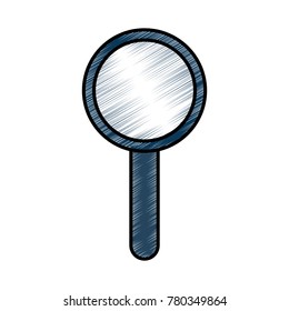 internet technology magnifier search icon