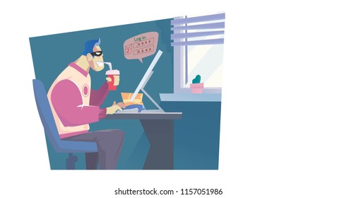 internet thief do his job