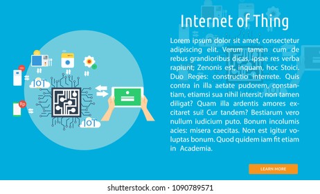 Internet of Thing Conceptual Banner