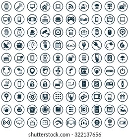 Internet Thing Icons Vector Set Stock Vector (Royalty Free) 322137656