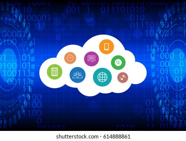 Internet of things abstract background