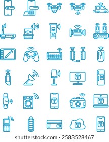 Internet of Things in Colour Style Icon