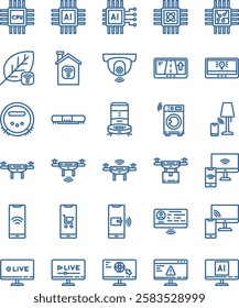 Internet of Things in Colour Style Icon