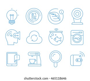 internet of things concept icons set, iot icons