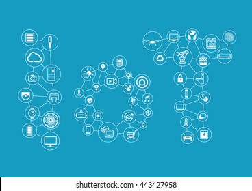 Internet of Things concept. Vector illustration.