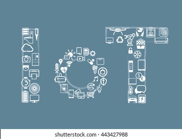 Internet of Things concept. Vector illustration.