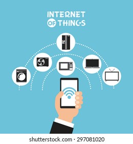 internet of things design, vector illustration eps10 graphic 