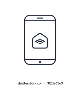 Internet of things icon. Isolated iot and internet of things icon line style. Premium quality vector symbol drawing concept for your logo web mobile app UI design.