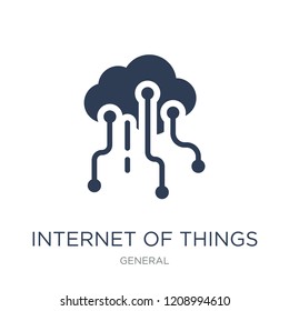 internet of things icon. Trendy flat vector internet of things icon on white background from General collection, vector illustration can be use for web and mobile, eps10