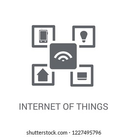 internet of things icon. Trendy internet of things logo concept on white background from General collection. Suitable for use on web apps, mobile apps and print media.