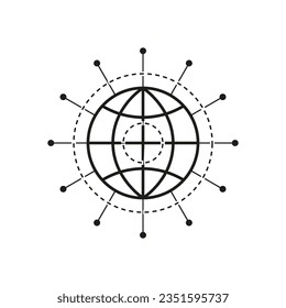 Internet of things icon. Vector illustration. EPS 10.