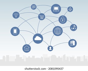 Internet of Things icons and images