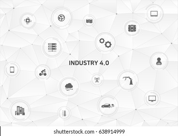 Internet of things (IoT) and cloud network concept for connected smart devices. 