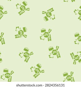 internet of things iot devices industry 4 glyph vector seamless pattern. internet of things iot devices industry 4 thin illustration