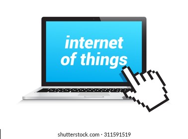 Internet Of Things Laptop Hand Pointer