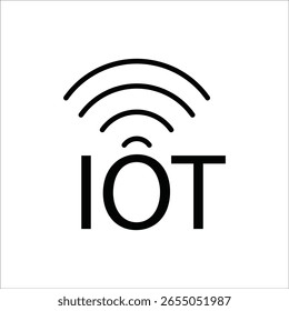 Internet Of Things Line Icons. Simple Line Vector Illustration