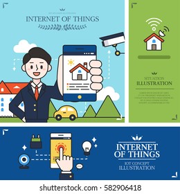 Internet of things situation illustration