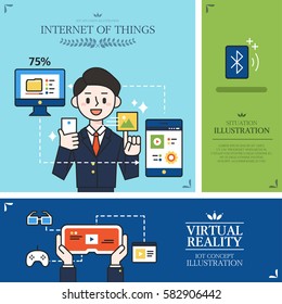 Internet of things situation illustration