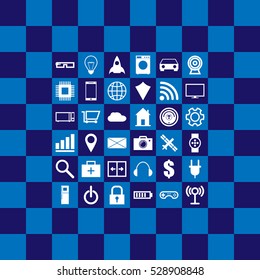 Internet of things square illustration