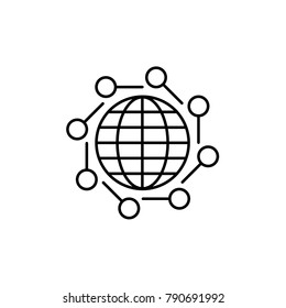 Internet of things vector icon