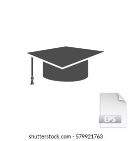 Internet training icon, vector illustration. Flat design style