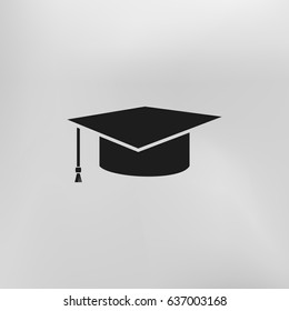 Internet training icon, vector illustration. Flat design style