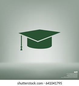 Internet training icon, vector illustration. Flat design style