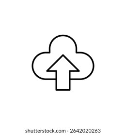 internet upload data button icon