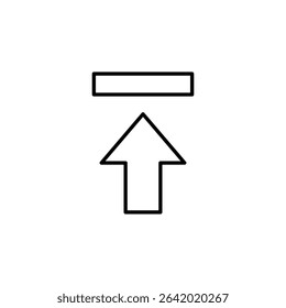 internet upload data button icon