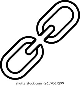 Link-Symbol für Internet-URL oder Website-URL