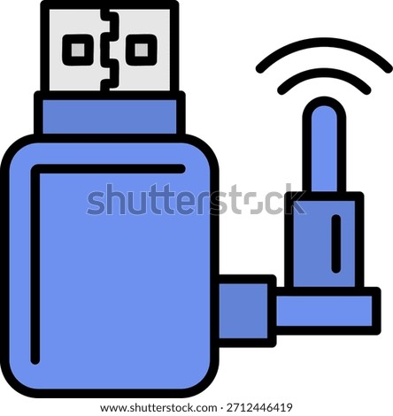 Internet Usb New Icons Design Vector
