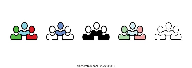 internet users vector type icon